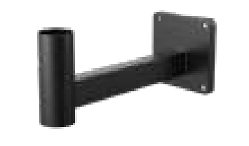 Westgate ACC-AWMA-BK 2-3/8In Dia Architectural Wall Mount Arm For Post Lights, Black Finish