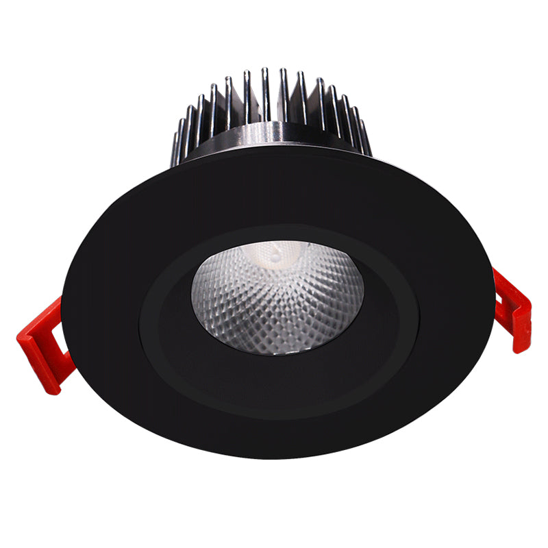 Lotus LED Lights AD-35-S12W-DTW-BK-REY Venus 3.5" Round Recessed Gimbal LED Downlight, Color Temperature Dim to Warm, Lumens 700 lm, Wattage 12W, 120V, Black