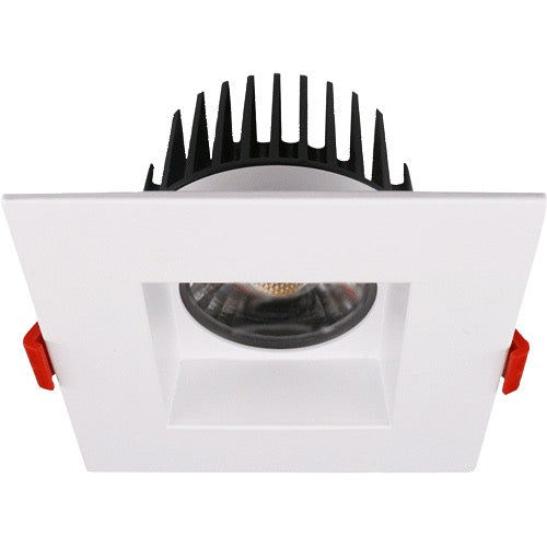 Lotus LED Lights AD-LED-4-S15W-4K-T4SW 4" Square Recessed High Output LED Downlight W/ Power 15W, CCT 4000K, Lumens 960lm, 120V, White Finish