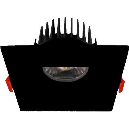 Lotus LED Lights AD-LED-4-S15W-5CCT-T4SB 4" Square Recessed High Output LED Downlight W/ Power 15W, 5CCT, Lumens 1050lm, 120V, Black Finish