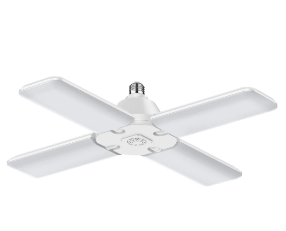 Feit Electric ADJ12000/5K/LED Daylight Multidirectional Foldable Panel Garage Ceiling Light, Color Temperature 5000K, Wattage 120W, Voltage 120V