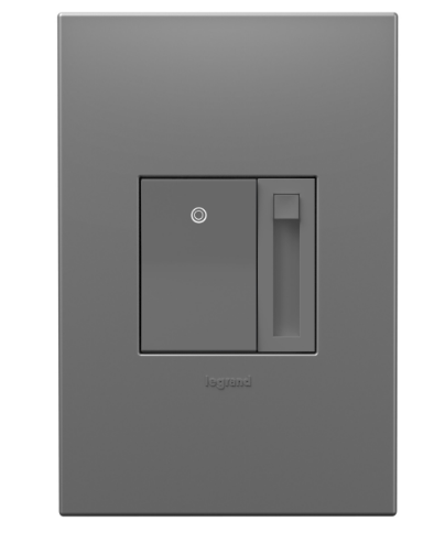 Legrand ADPD153LM2 Adorne Paddle LED Advanced Dimmer, Magnesium Finish