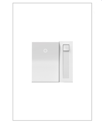 Legrand ADPD4FBL3P2W4 Adorne 0-10V Paddle Dimmer with Microban, White Finish