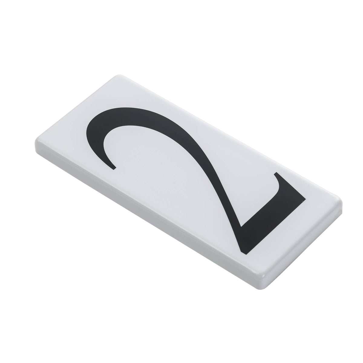 Trans Globe Lighting ADR-2 white plastic address tile