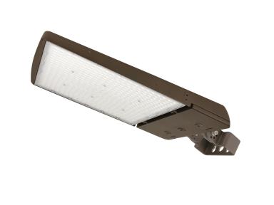 MaxLite AE200UMC-WCSBT LED Area Light Wattage 200W/175W/150W, 120-277V, Manual Changeable T3/4/5, CCT 3000K/4000K/5000K Bronze, with Trunnion