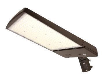 MaxLite AE200UMI-WCSBKCR LED Area Light Wattage 200W/175W/150W, 120-277V, Manual & IR Changeable T3/4/5, CCT 3000K/4000K/5000K Bronze, Slifpitter, C-max Compatible