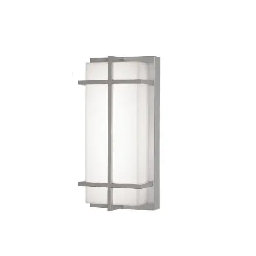AFX Lighting AUGW0612LAJMVNP-PC 12-in 26W August Wall Sconce, 1700 lm, 120V-277V, CCT Select, Nickel with Photocell