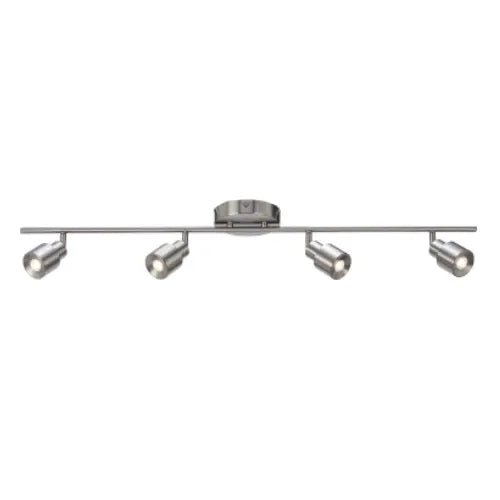 AFX Lighting CHRF4450L30SN 26W LED Chappelle Fixed Rail Light, 4-Light, 120V, 3000K, Satin Nickel