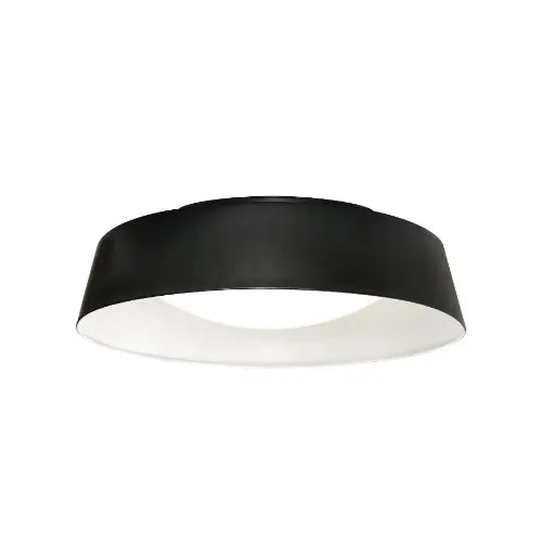 AFX Lighting DUNF20LAJUDBKWH 20-in 40W Duncan Flush Mount, 120V-277V, CCT Select, Black/White