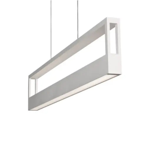 AFX Lighting ECHP4830LAJMVWH 37W LED Echo Pendant Light, 120V-277V, Selectable CCT, White