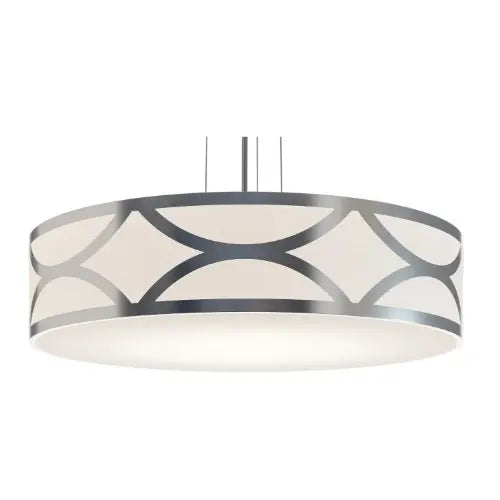 AFX Lighting LAKP30LAJUDNP 30-in 60W Lake Pendant Light, 5400 lm, 120V-277V, CCT Select, Nickel