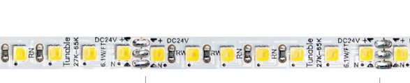 Alloy LED AL-01-38-2401 14' LED Tape Light, Tunable White (2700K-6500K), VariTune RazorLine 6.1, Voltage 24V