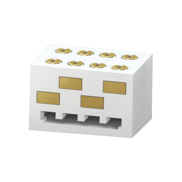 Alloy LED AL-02-01-9900-100 AmpChamp Straight Connector for Radialux 2.2 RGB LED Tape Light - Pack of 100