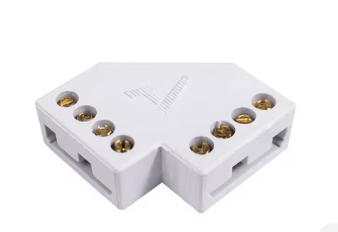 Alloy LED AL-02-02-9900-L AmpChamp Corner Connector for Radialux 4.4 RGB LED Tape Light