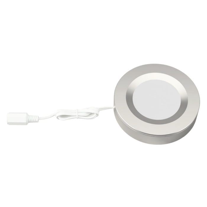 Alloy LED AL-04-01-1212-AL Polara LED Puck Light - 3W - 3000K - 133 Lumens - 12V - Aluminium