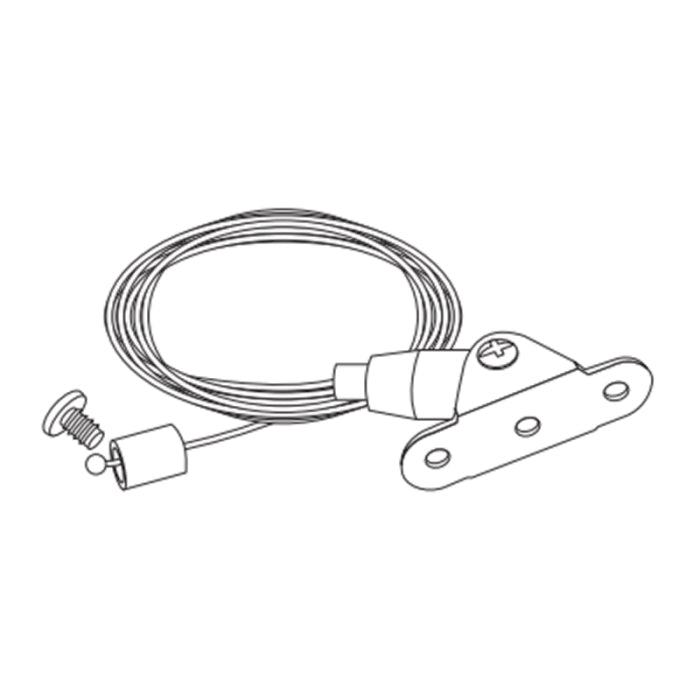 Alloy LED AL-50-31-9991-AL Suspan 1 Gen 2 Ceiling Mounting Kit - 2 Channel Mounts - 2 Ceiling Mounts and 2 x 10' Mounting Wires