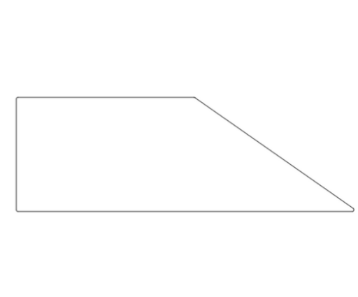 Alloy LED AL-50-46-9953-AL Surfa KnifeEdge 4 in. - Aluminum Finish End Caps Pair Pack: 1 Aluminum End Cap/Screws - Left, 1 Aluminum End Cap/Screws - Right