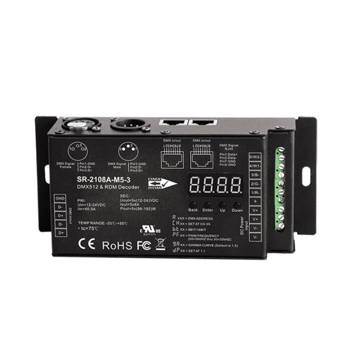 Alloy LED AL-60-03-0007-RDM DMX Decoder - Remote Device Management - RJ45 Port