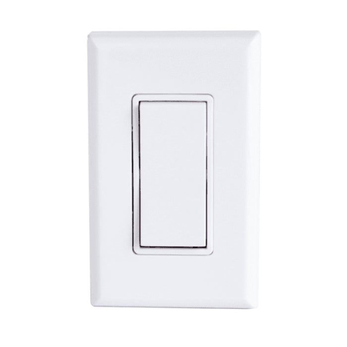 Alloy LED AL-60-04-0004 Wireless Single Rocker Self-Powered Dimmer Wall Switch - 1 Button - Bluetooth