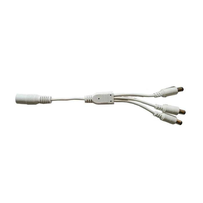Alloy LED AL-97-99-9931-WH 3-Way DC Plug Splitter - White