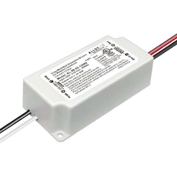 Alloy LED AL-98-09-12060 TRIAC/ELV/MLV Dimmable Driver - 60W - 12V