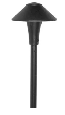 Focus Industries AL01L12WBR 5.5" Omni Super Saver LED Cast Aluminum China Hat Area Light, Wattage 3W, Weathered Brown Finish