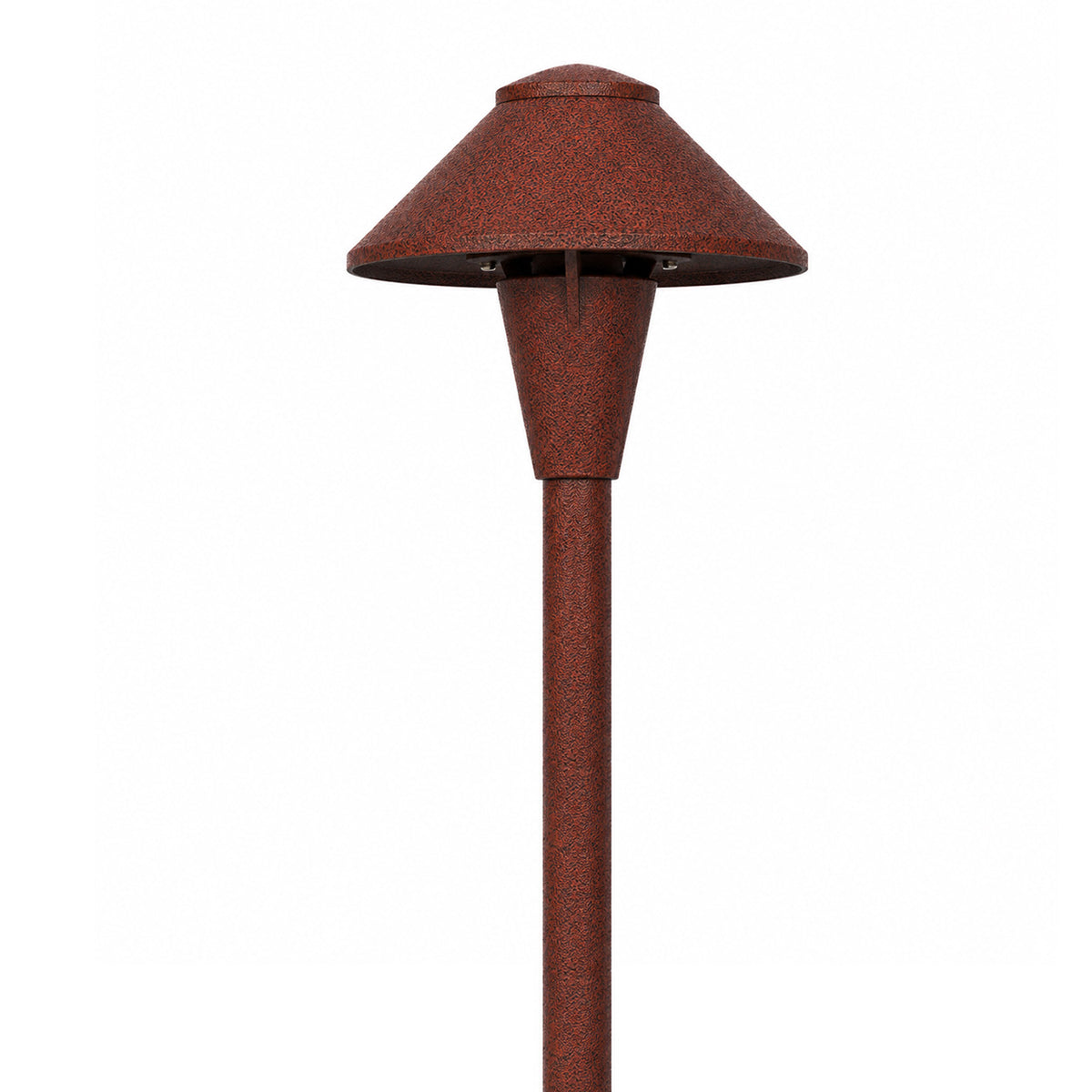 Focus Industries AL01NLRST Cast Alum China Hat Area Light - Hat Size: 5.5 inch - Finish: Rust