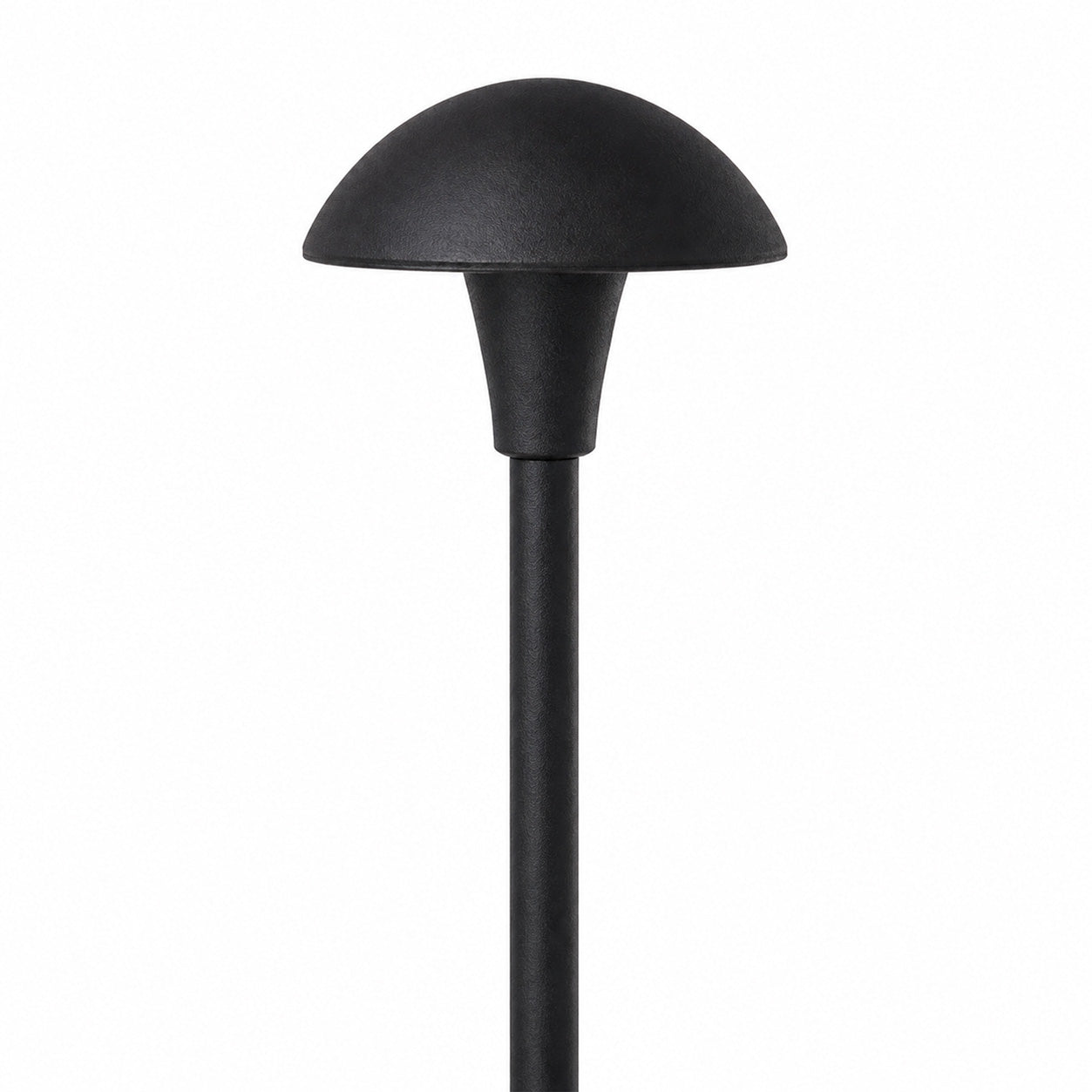 Focus Industries AL06SML12BLT OMNI Super Saver LED Cast Aluminum Area Light- Mushroom Hat: 3.5" - Watts: 3W - Lumens: 300lm - Color Temperature: 3000K - Material: Cast Aluminum - Finish: Black texture
