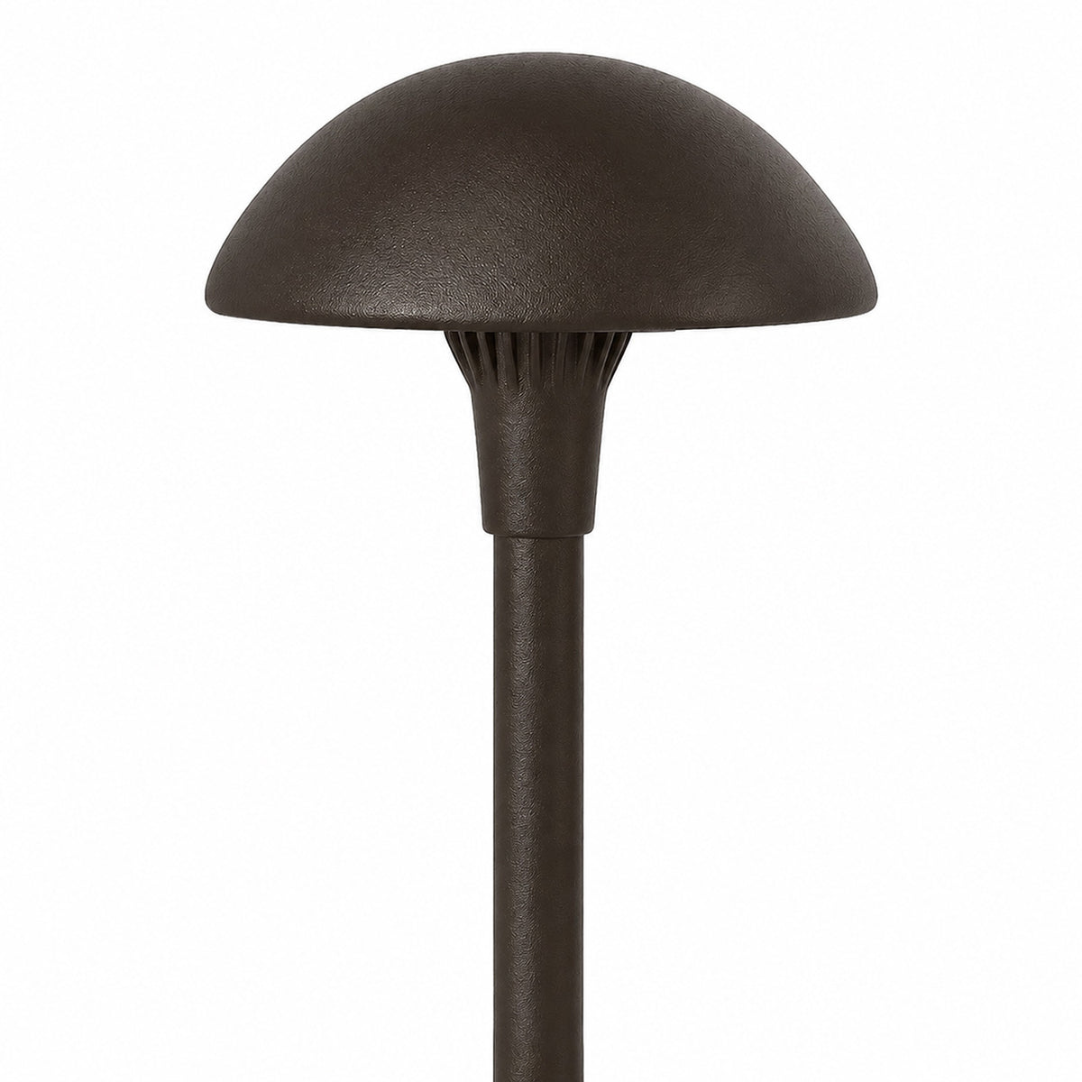 Focus Industries AL06LEDPBRT 4W Cast Aluminum Mushroom Hat Led Panel Area Light - Hat Size: 5.5" - CCT: 3000K - Material: Aluminum - Finish: Bronze Texture