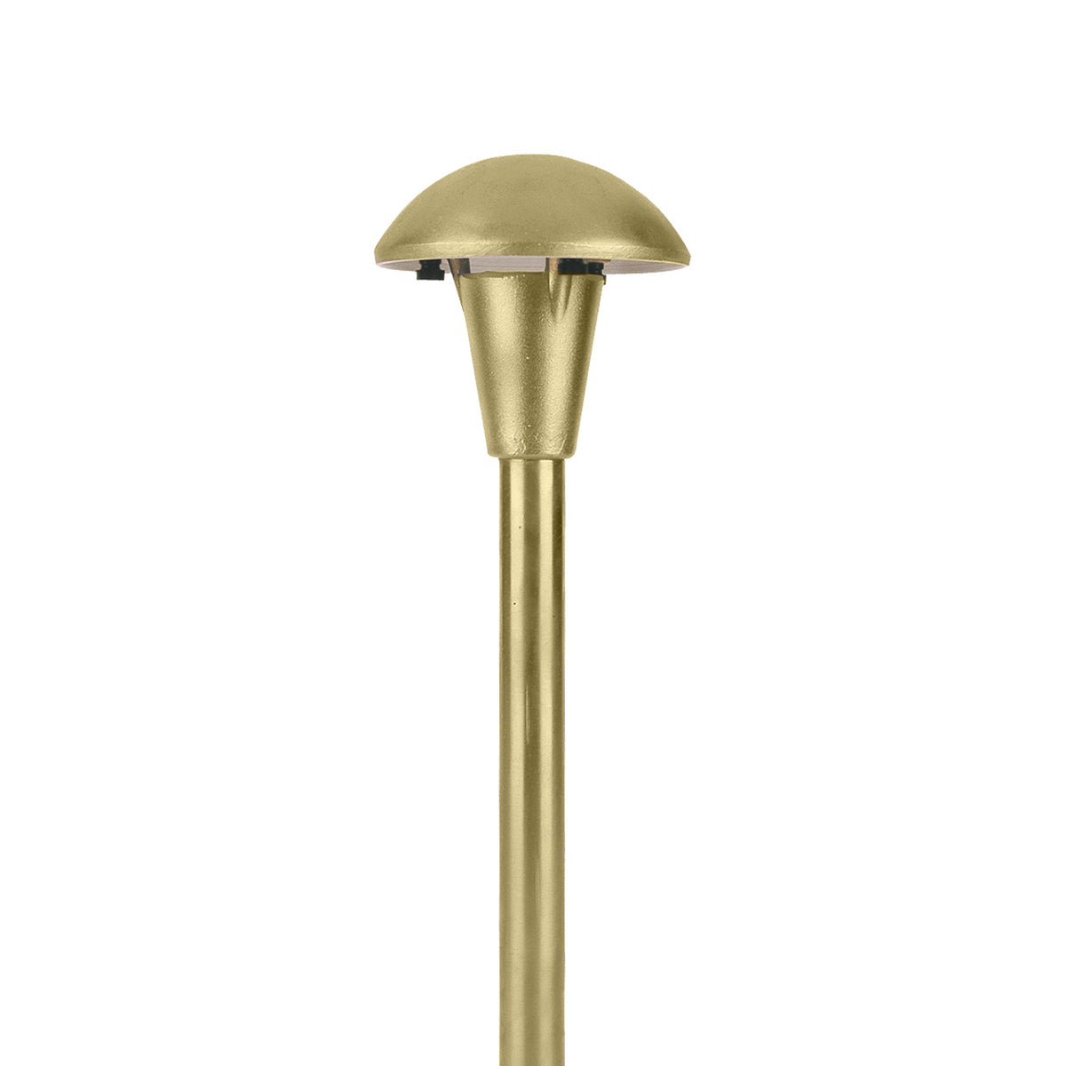 Focus Industries AL06SMNLBRS 3.5” Brass Mushroom Hat Area Light - No Lamp - Finish: Brass