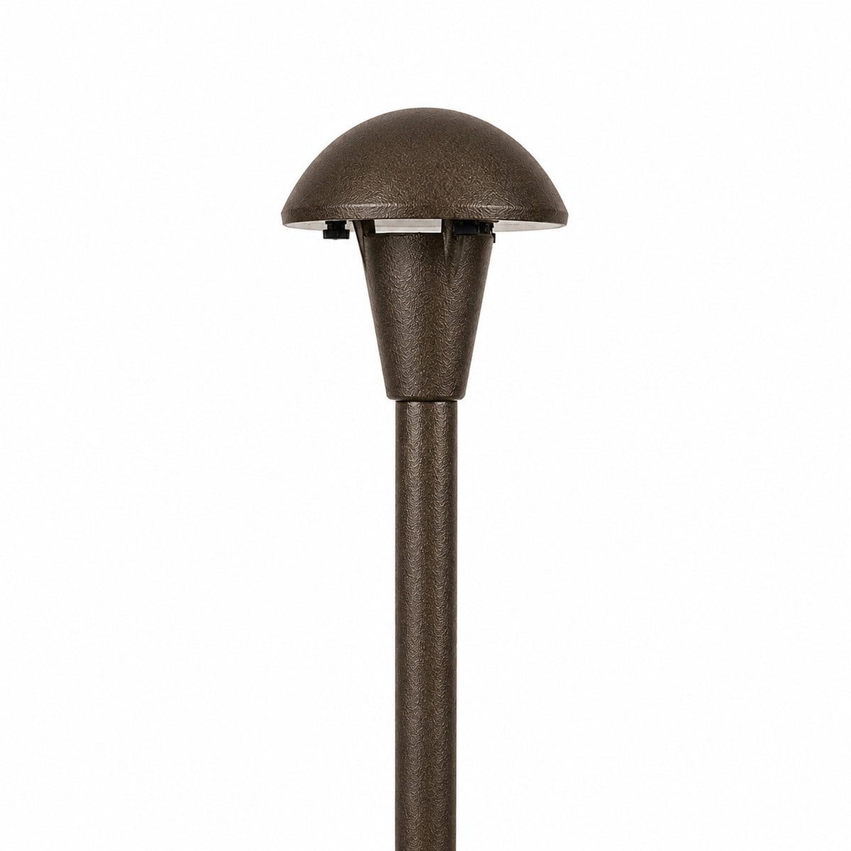 Focus Industries AL06SMNLBRT 3.5” Brass Mushroom Hat Area Light - No Lamp - Finish: Bronze Texture