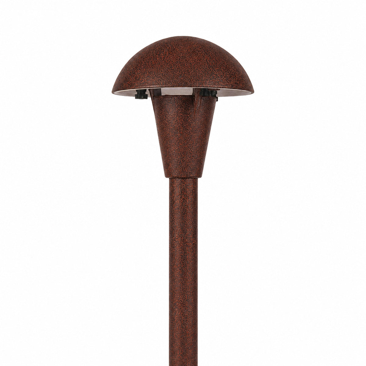 Focus Industries AL06SMLEDPRST 3.5” Brass Mushroom Hat Area Light - Wattage: 4W - Color Temperature: 3000K - Finish: Rust