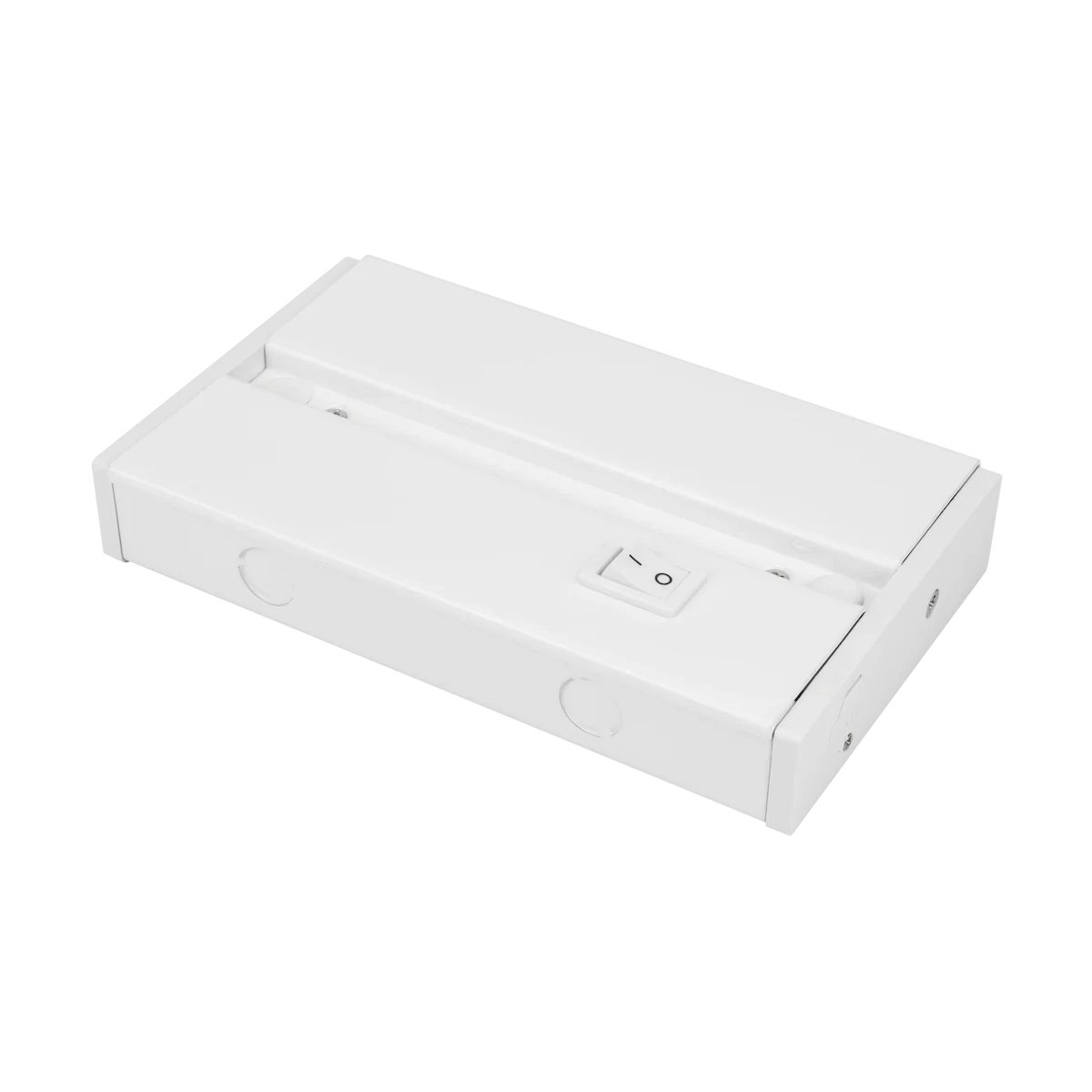 American Lighting ALC-BOX-WH LED 2 & 3 Complete Undercabinet Hardwire box with On/Off rocker switch in white