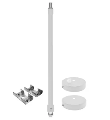 EnvisionLED ALIN-2/4FT-SRK-WH 4-ft Suspension Rod Kit, Adjustable Length from 2-ft, White