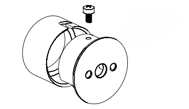 Core Lighting ALP120-MF-BZ Mounting Flange For Closet Rod Linear Led Luminaire - Bronze