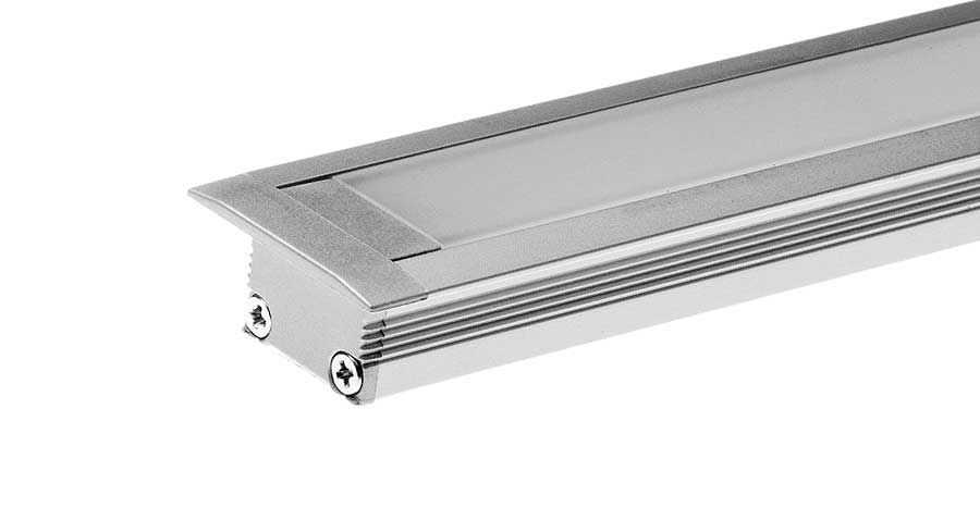 Core Lighting ALP60R-49-FR-BK-RECESSED 49.25 Inches Designer Recessed Mount Profile Anodized Black Finish