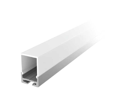 Core Lighting ALP85-98-FR-BK Surface/Suspension Mount LED Profile 98'' in FRost Black Finish