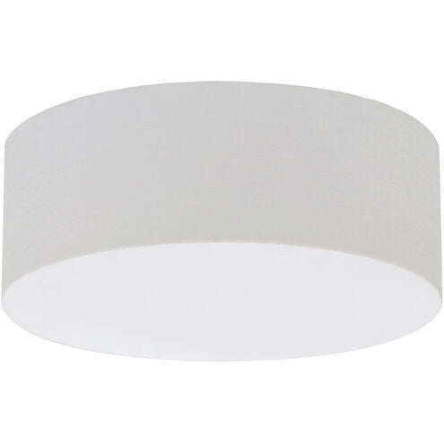 AFX Lighting ANF1524LAJUD-LW Anton 1 Light 15 inch Linen White Flush Mount Ceiling Light