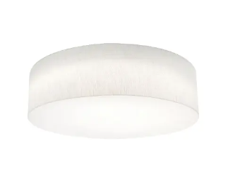 AFX Lighting ANF2432L5AJUD-LW-BB 24-in 42W Anton Flush Mount w/BBU, 120V-277V, Selectable CCT, L. White