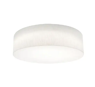 AFX Lighting ANF2432L5AJUD-LW-MS 24-in 42W Anton Flush Mount w/ MS, 120V-277V, Selectable CCT, L. White