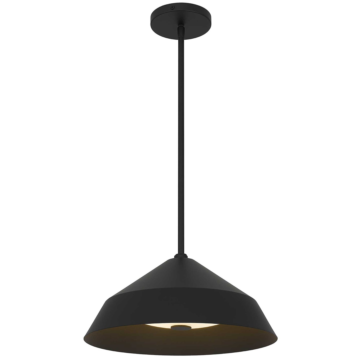 Alteck lighting AP0075-5CCT-W-BK Nin 14" Pendant LED Pendant Light - 5CCT Selectable - Finish: Sand Black