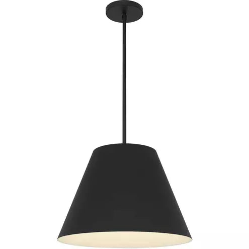Alteck lighting AP0077-5CCT-W-BK Jaz LED 16 inch Sand Black Outdoor Pendant, 5CCT 2700K/3000K/3500K/4000K/5000K, Lumens 1100lm, Watt 25