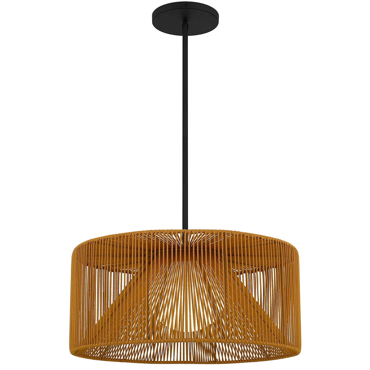 Alteck lighting AP0149-5CCT-W-BK 22" Key West Outdoor Pendant Light With Coastal Lantern Hanging Fixture - Finish: Sand Black