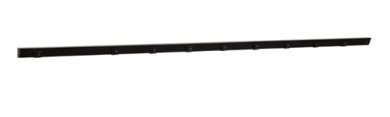 Task Lighting APTUL72-9BBZ 72" Slim Angled Power Strip - Right Wire Entry - 8 Black Receptacles - Left Side USB-A/C - 120V - Bronze Finish