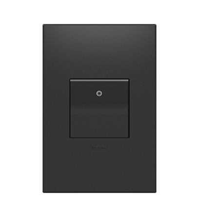 Legrand ASPD1542G277 Adorne 277V 4-Way Paddle Switch with Microban, Graphite Finish