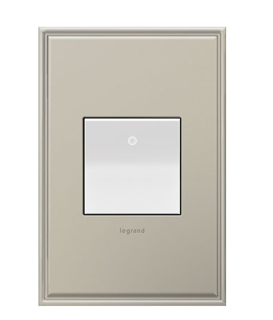 Legrand ASPD2032W4 Adorne 20A Paddle Switch with Microban, White Finish