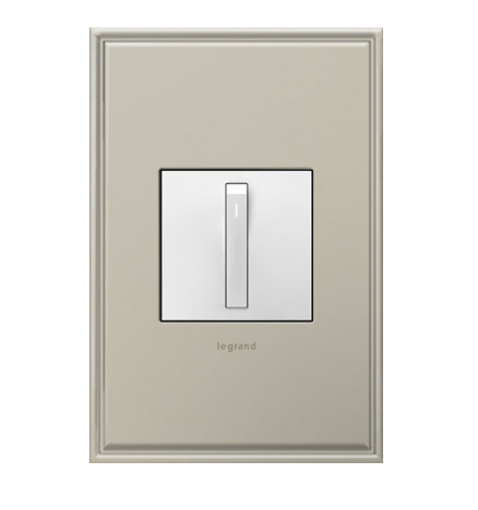 Legrand ASWR1532W4 Adorne Whisper Switch with Microban, White Finish