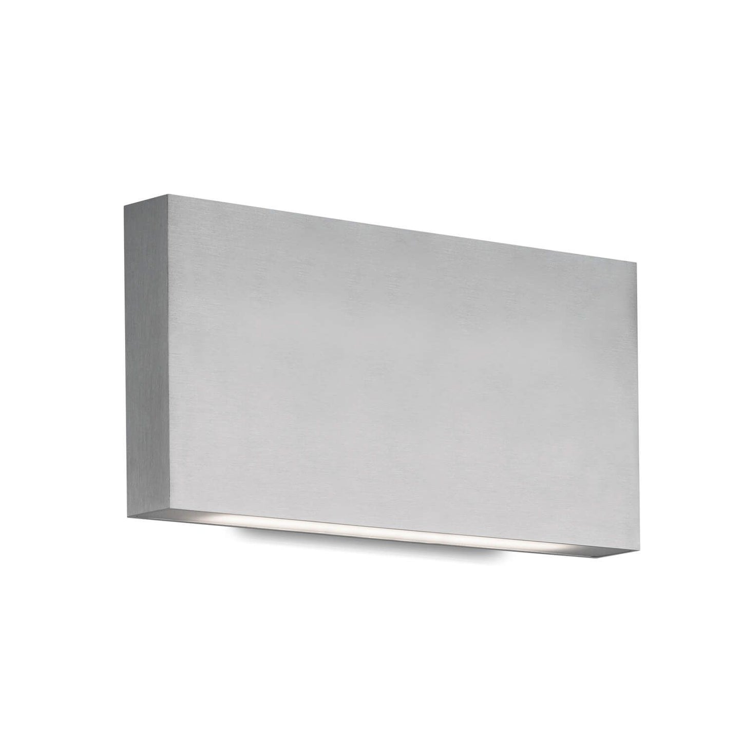 Kuzco Lighting AT67010-BN-UNV Mica 10 inch Tall LED Outdoor Wall Light in Brushed Nickel with Frosted Glass
