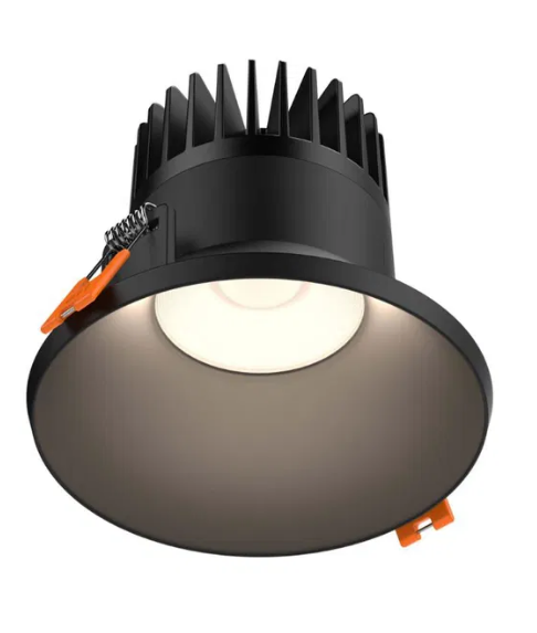 Dals Lighting ATR04-CDW-BK 4 Inch almost trimless downlight, 5CCT & Dim-To-Warm - Black