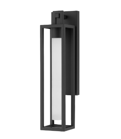 AFX Lighting AVRW0727LAJUDBK Avery 24 Inch LED Outdoor Wall Light, 120-277V ,Wattage 25W, 5CCT 2700K/3000K/3500K/4000K/5000K , Black Finish